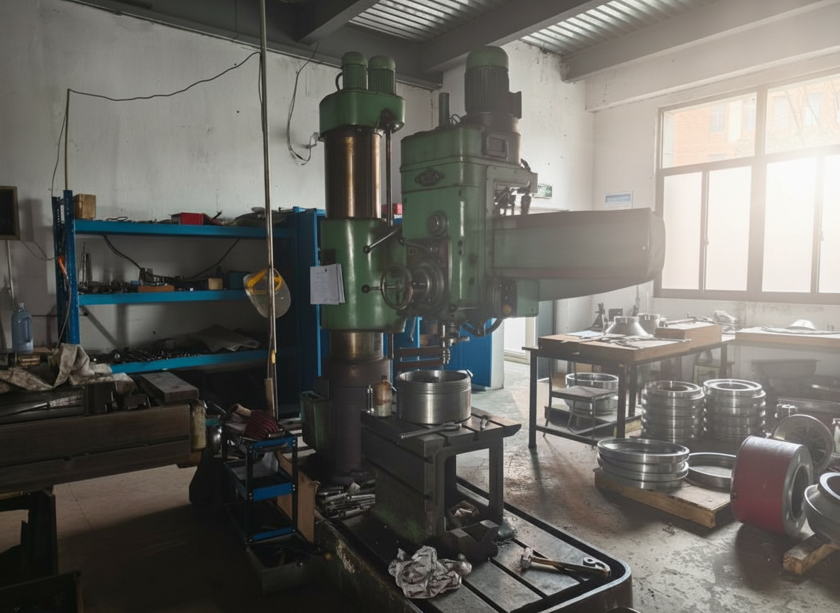 Drilling machine processing